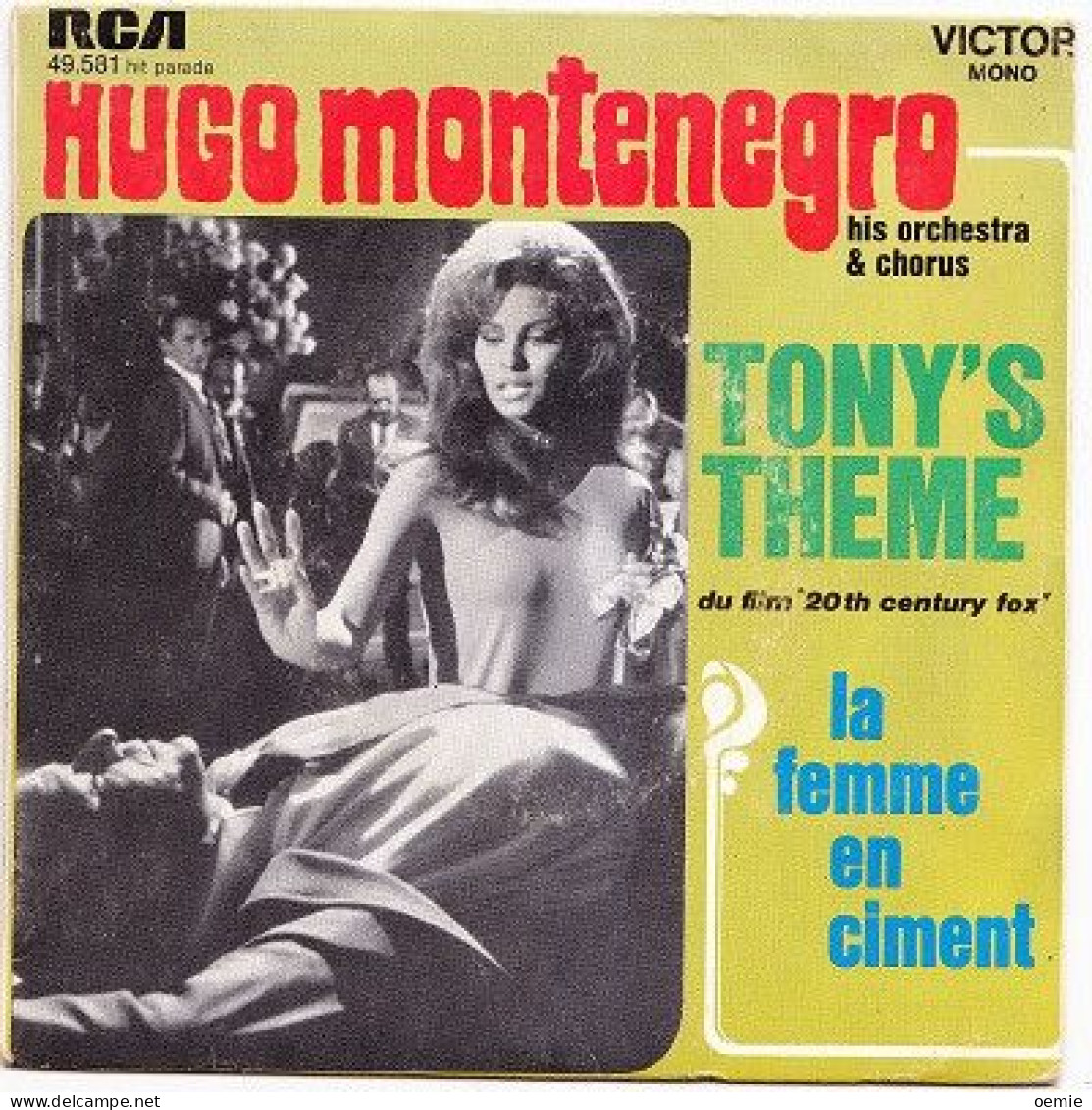HUGO MONTENEGRO TONY'S THEME  LA FEMME EN CIMENT - Soundtracks, Film Music