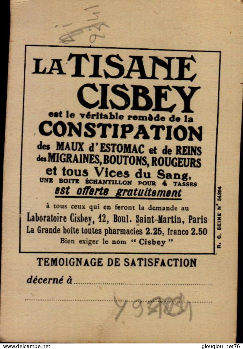 CHROMO...LA TISANE CISBEY...LES EXPLORATEURS CELEBRES...GUILLAUME LEJEAN EST MIS AUX FERS PAR ORDRE DE THEODOROS - Artis Historia