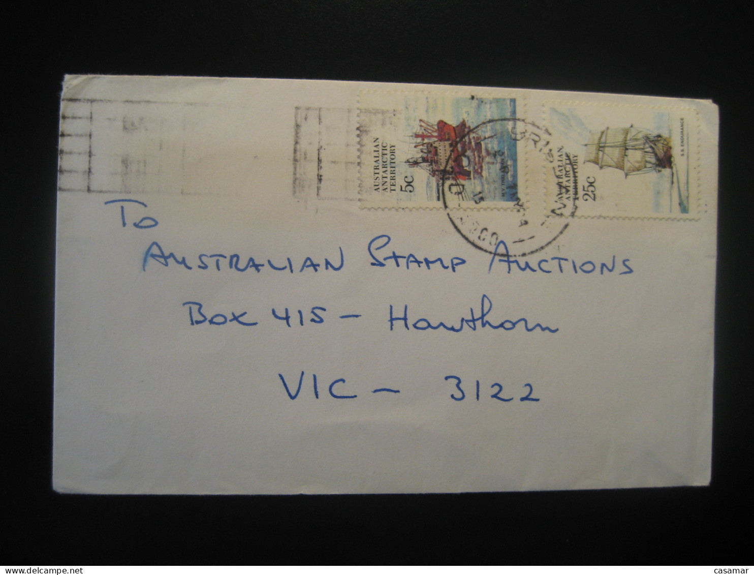 BRISBANE 1984 S. S. Endurance Ship Cancel Cover AAT Australian Antarctic Territory Antarctiqu Antarctica Australia - Lettres & Documents