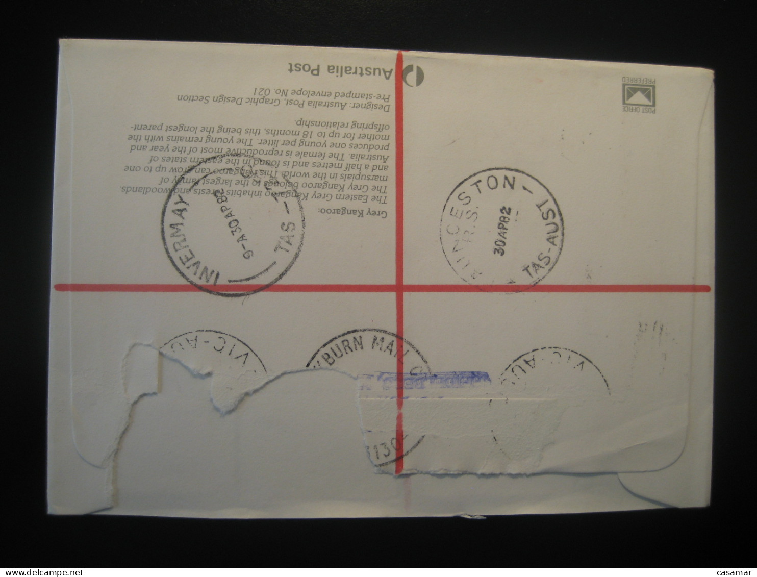 BARKER 1982 S. Y. Discovery Ship Registered Cover AAT Australian Antarctic Territory Antarctiqu Antarctica Australia - Storia Postale