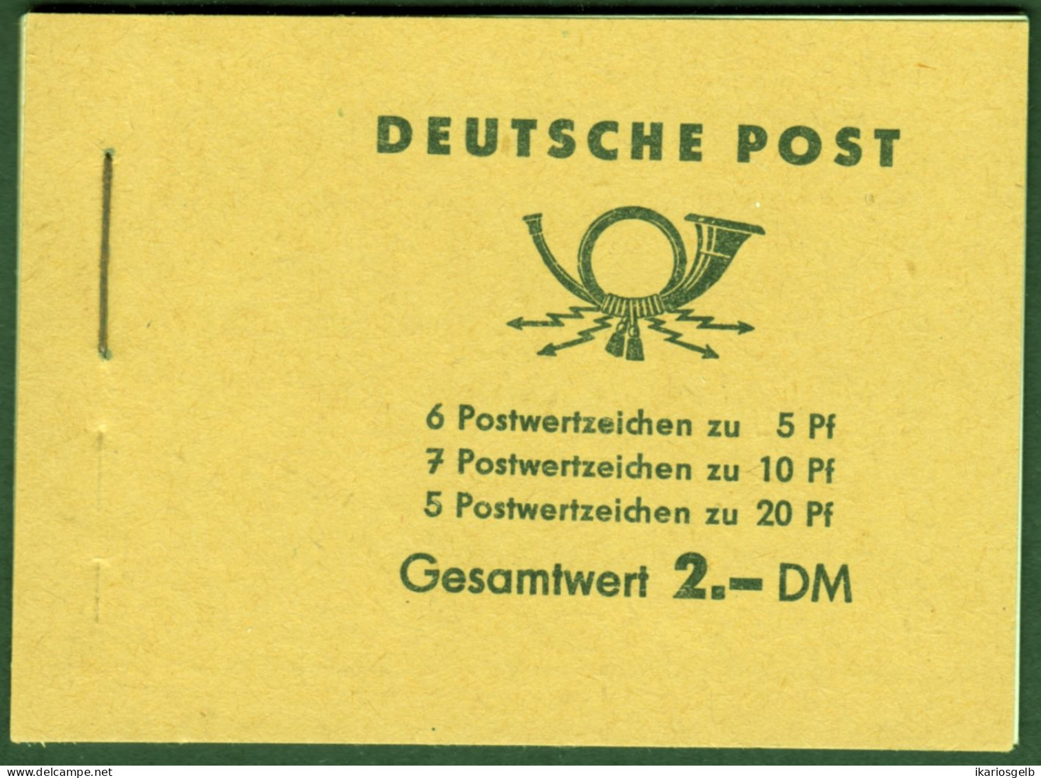 DDR 1960 Markenheftchen MH 3b-1 Mi 12,50 € In ** - Markenheftchen