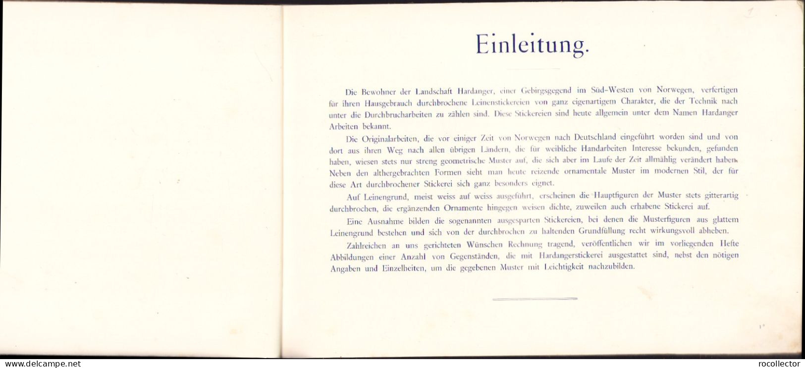 Hardanger Arbeiten Cca 1910 Bibliothek DMC 681SPN - Libros Antiguos Y De Colección