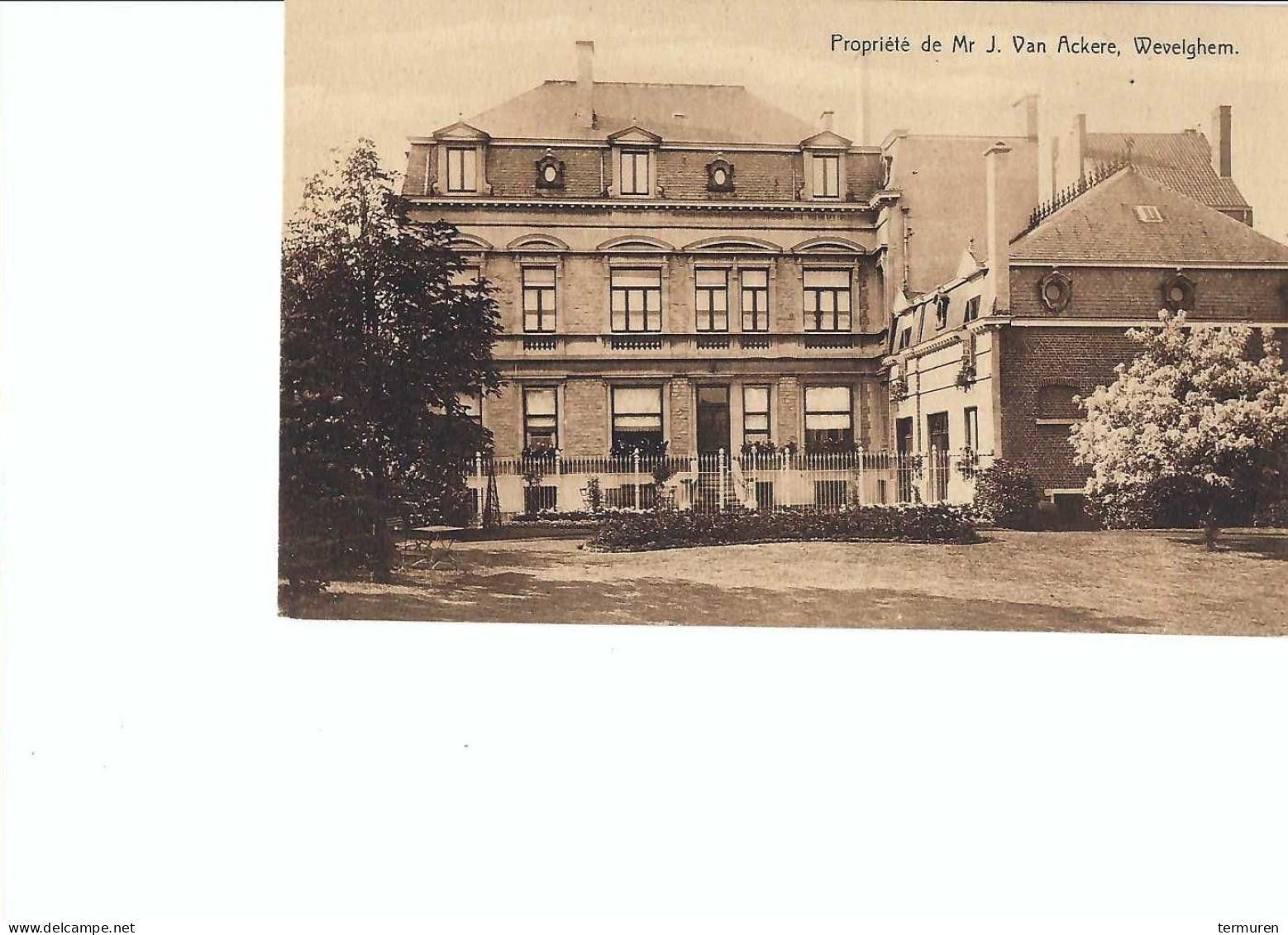 Wevelgem: Propriété De Mr J. Van Ackere - Wevelgem