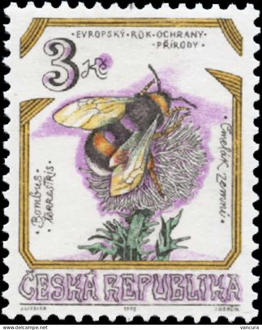 ** 73 Czech Republic Bumble Bee 1995 - Honeybees