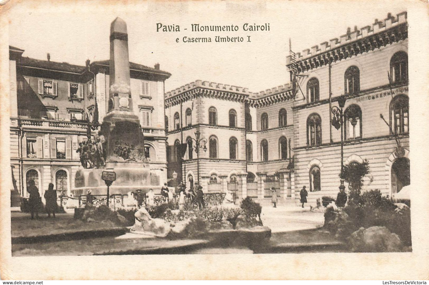 ITALIE - Pavia - Monumento Cairoli E Caserma Umberto L - Carte Postale Ancienne - Pavia