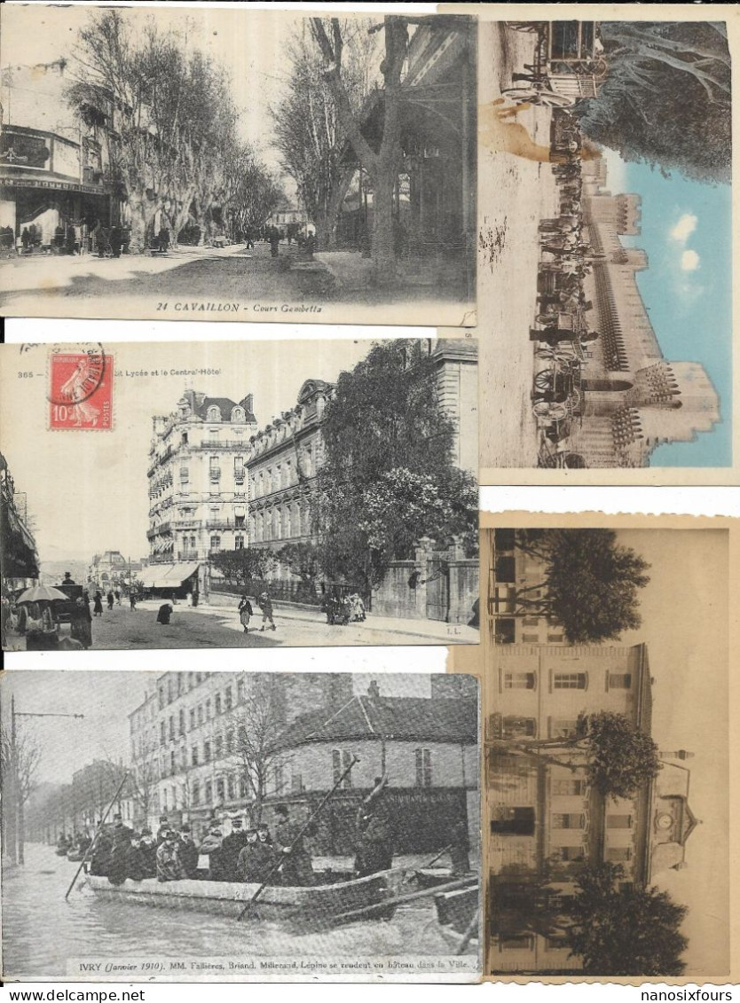 LOT DE 100 CARTES DE FRANCE TOUTES EN PETIT FORMAT. BON LOT - 100 - 499 Postcards