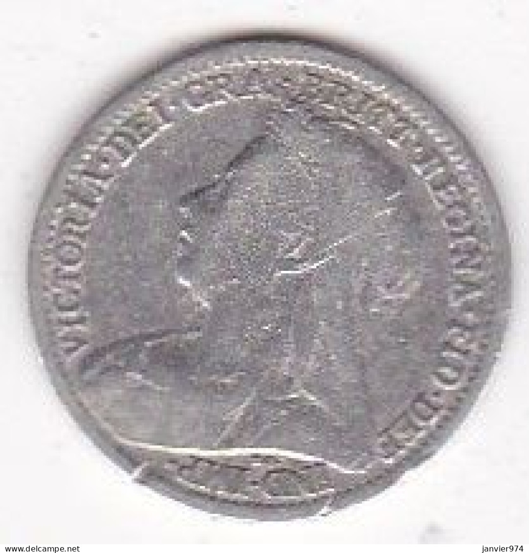 Grande Bretagne. 3 Pence 1897. Victoria, En Argent , KM# 777, - F. 3 Pence