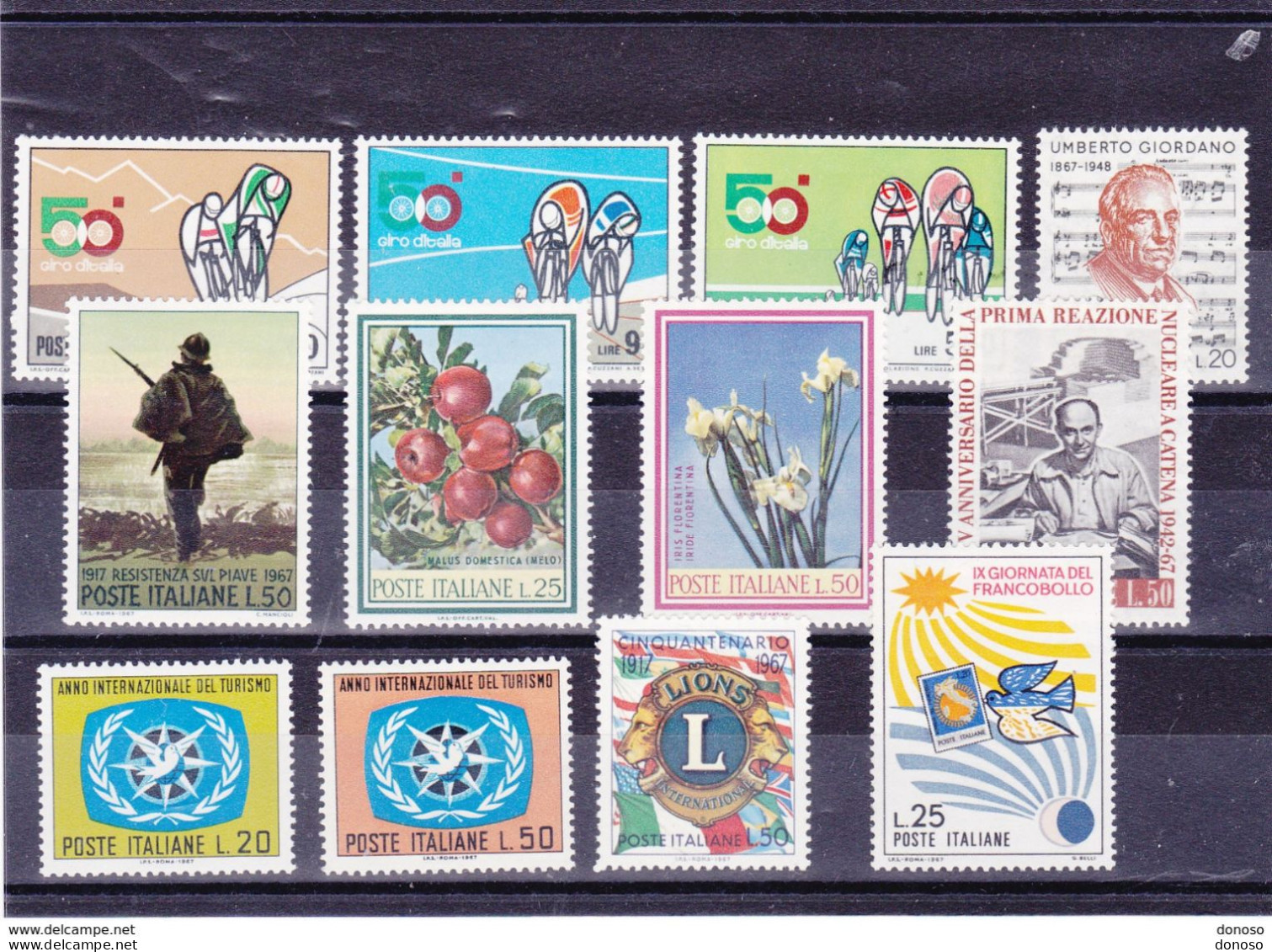 ITALIE 1967 Année Complète Yvert 960-992 NEUF** MNH Cote : 12,80 Euros - 1961-70: Neufs