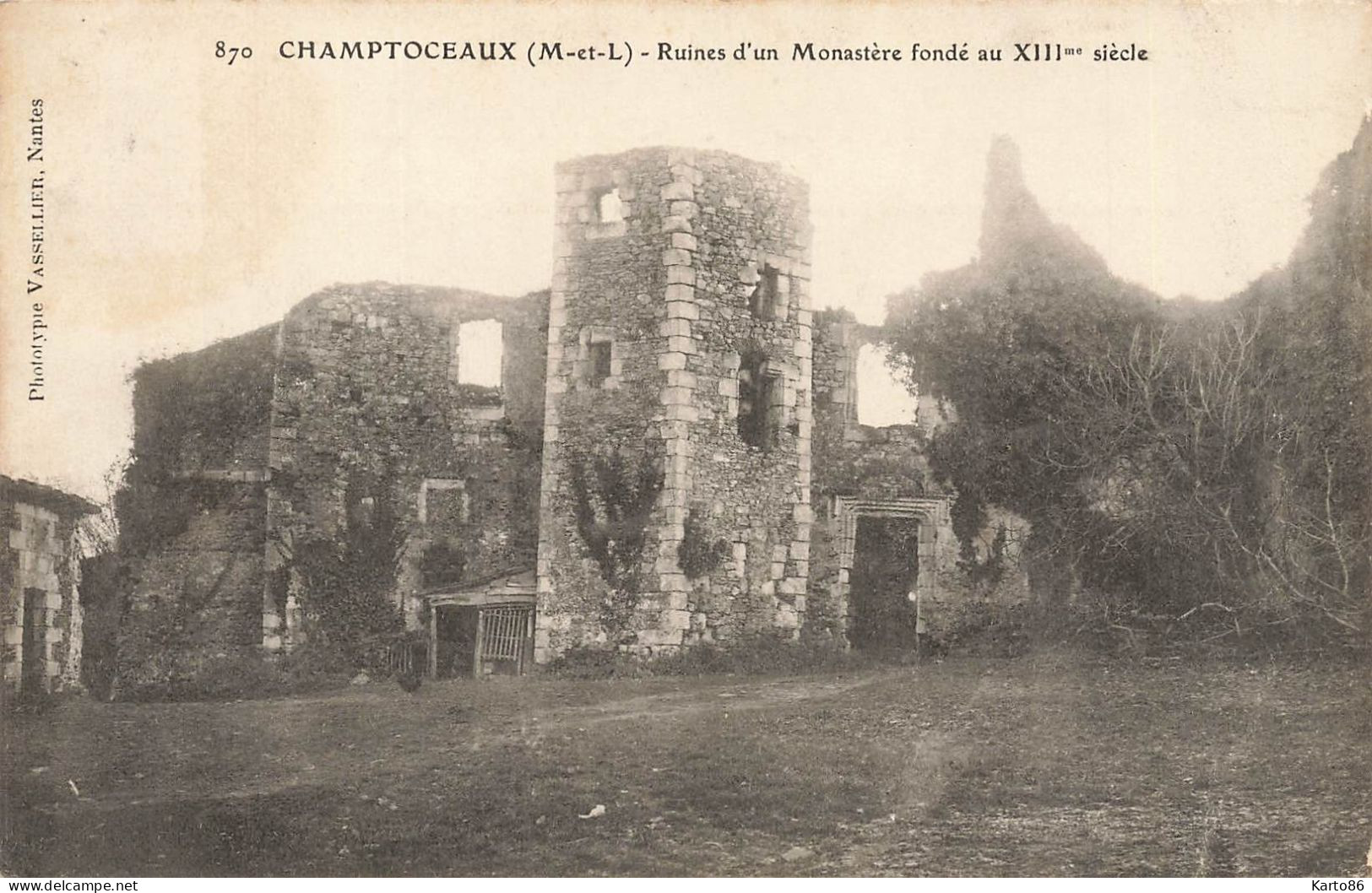 Champtoceaux * Ruines D'un Monastère Fondé Au XIIIème Siècle - Champtoceaux