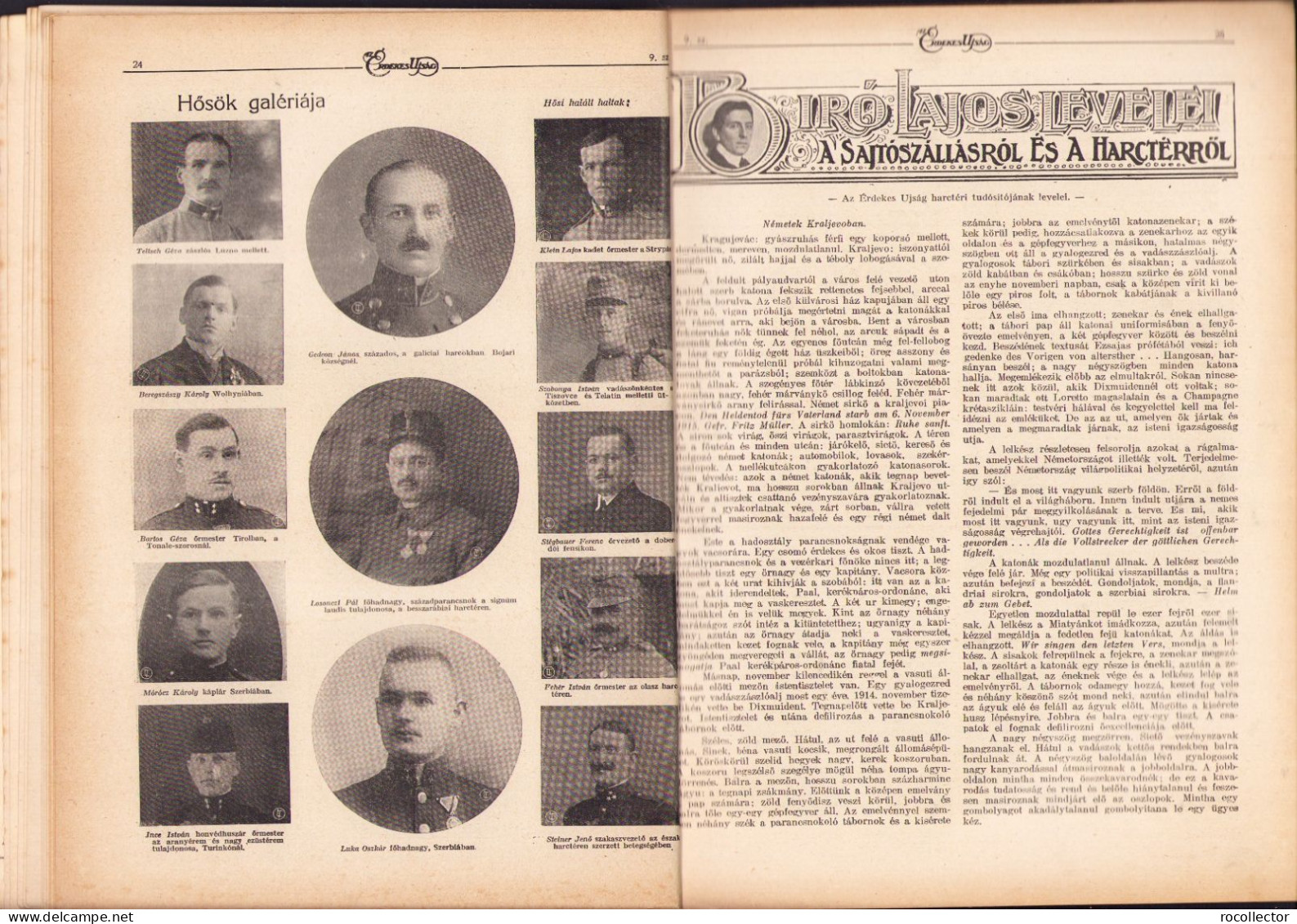 Az Érdekes Ujság 9/1916 Z452N - Géographie & Histoire