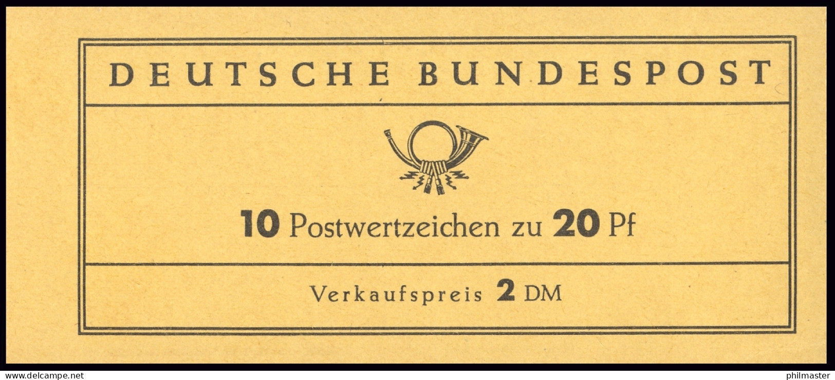 9uA MH Bach/Deckel Dünn - RLV III A ** - 1951-1970