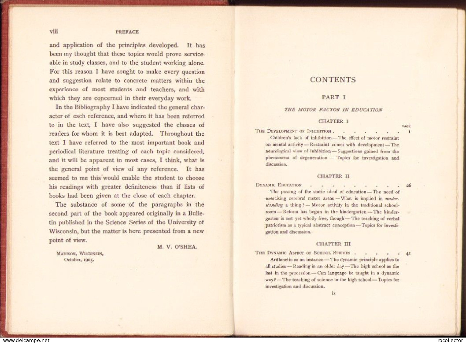 Dynamic Factors In Education By M V O’Shea 1906 C3928N - Livres Anciens