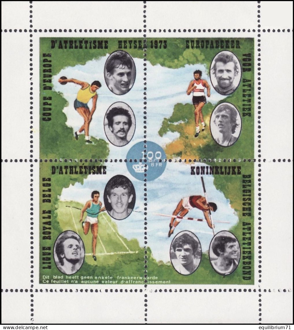 E127** - Coupe D'Europe D'Athlétisme / Europese Aatletiekbeker / Europäischer Leichtathletik - Heysel - Erinnophilie - Reklamemarken [E]