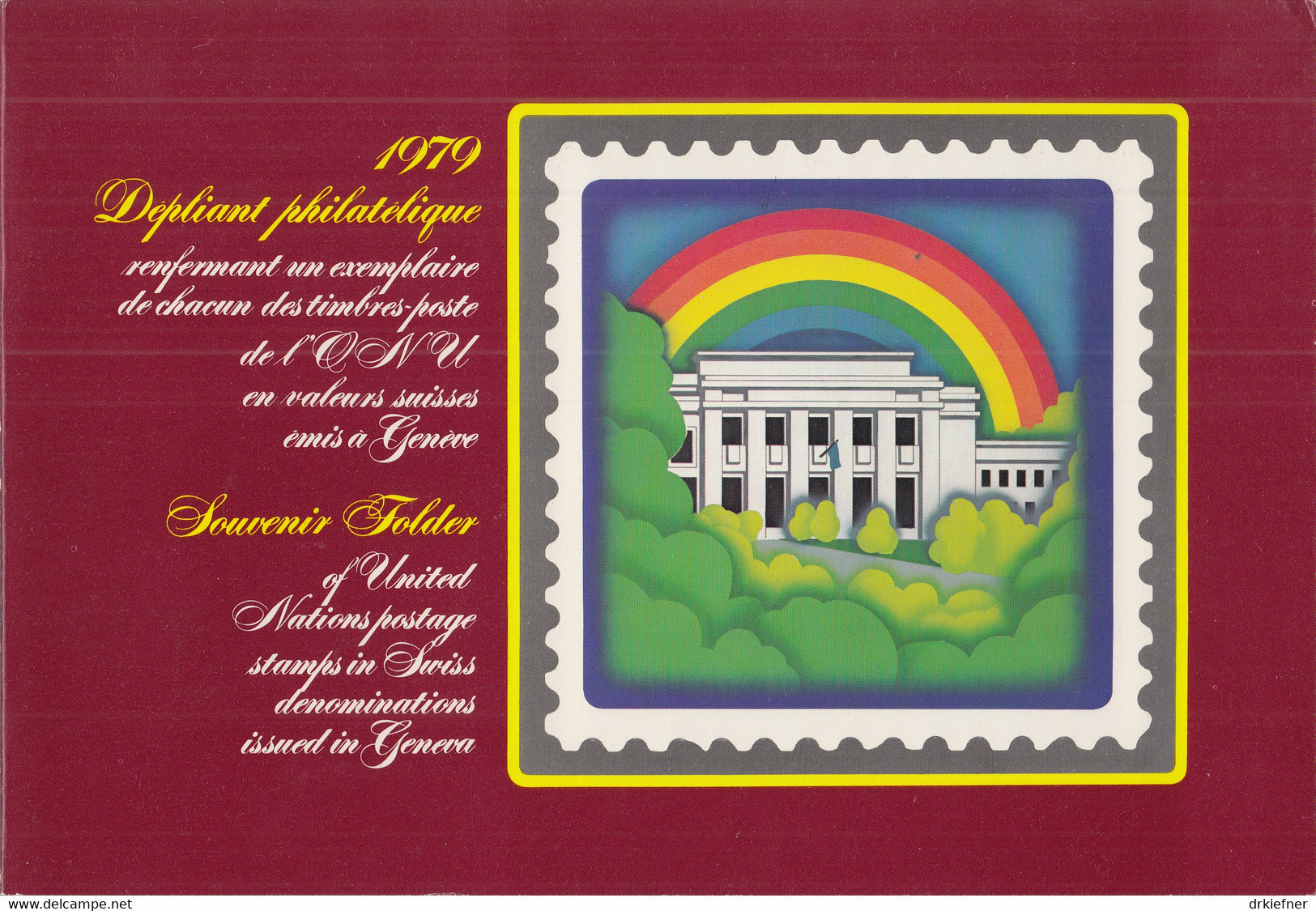 UNO GENF, Jahressammelmappe 1979, Postfrisch **, 81-87 - Nuovi