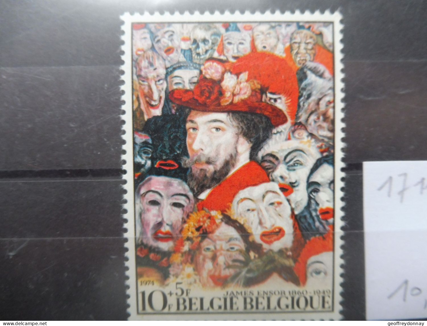 Belgique Belgie Variété / Varieteit 1711 V1 Mnh Neuf ** ( Année / Jaar 1974 ) - 1961-1990