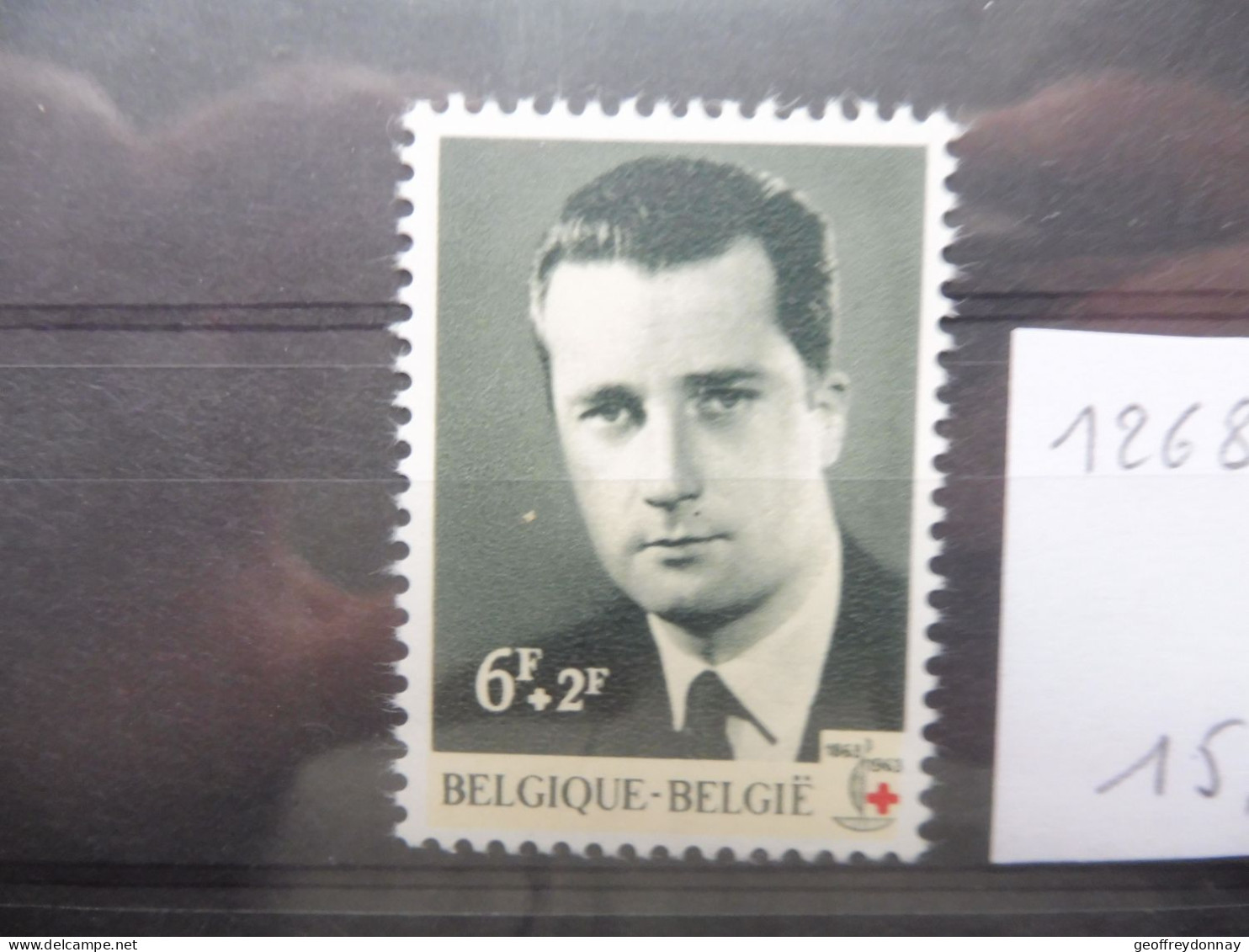 Belgique Belgie Variété / Varieteit 1268 V 1 Mnh Neuf ** - 1961-1990