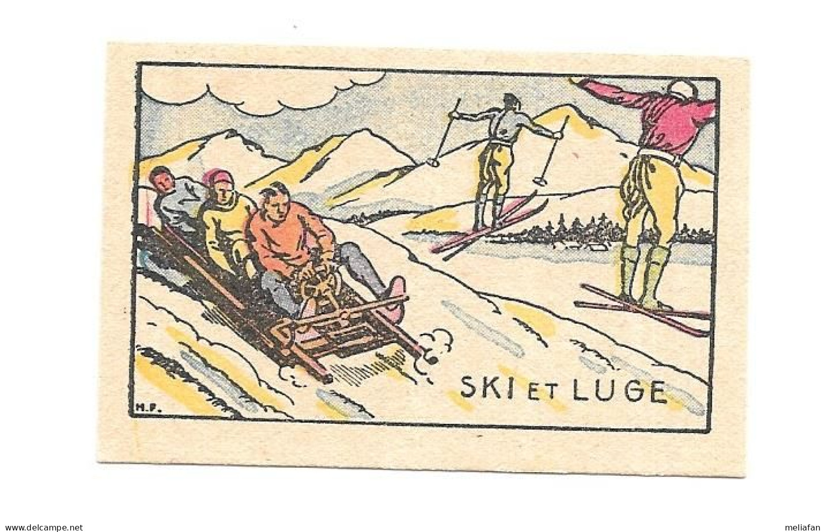 KB1417 - VIGNETTE PRODUITS CHANTECLAIR CHATILLON SUR LOIRE - SKI ET LUGE - Sports D'hiver