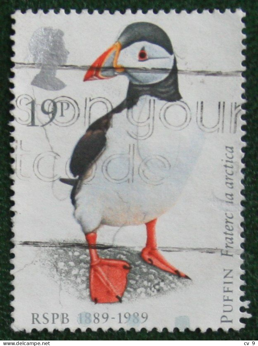 19P Bird Vogel Oiseau Pajaro (Mi 1185) 1989 Used Gebruikt Oblitere ENGLAND GRANDE-BRETAGNE GB GREAT BRITAIN - Usati