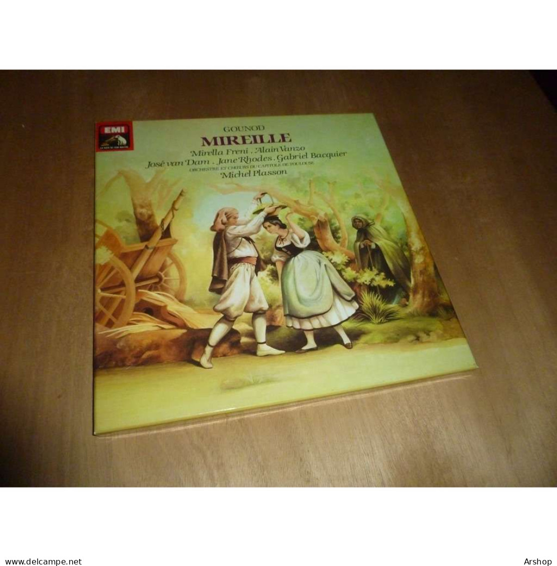 MIRELLA FRENI / ALAIN VANZO / MICHEL PLASSON Mireille GOUNOD La Voix De Son Maitre COFFRET 3 Disques & Livret - Opera