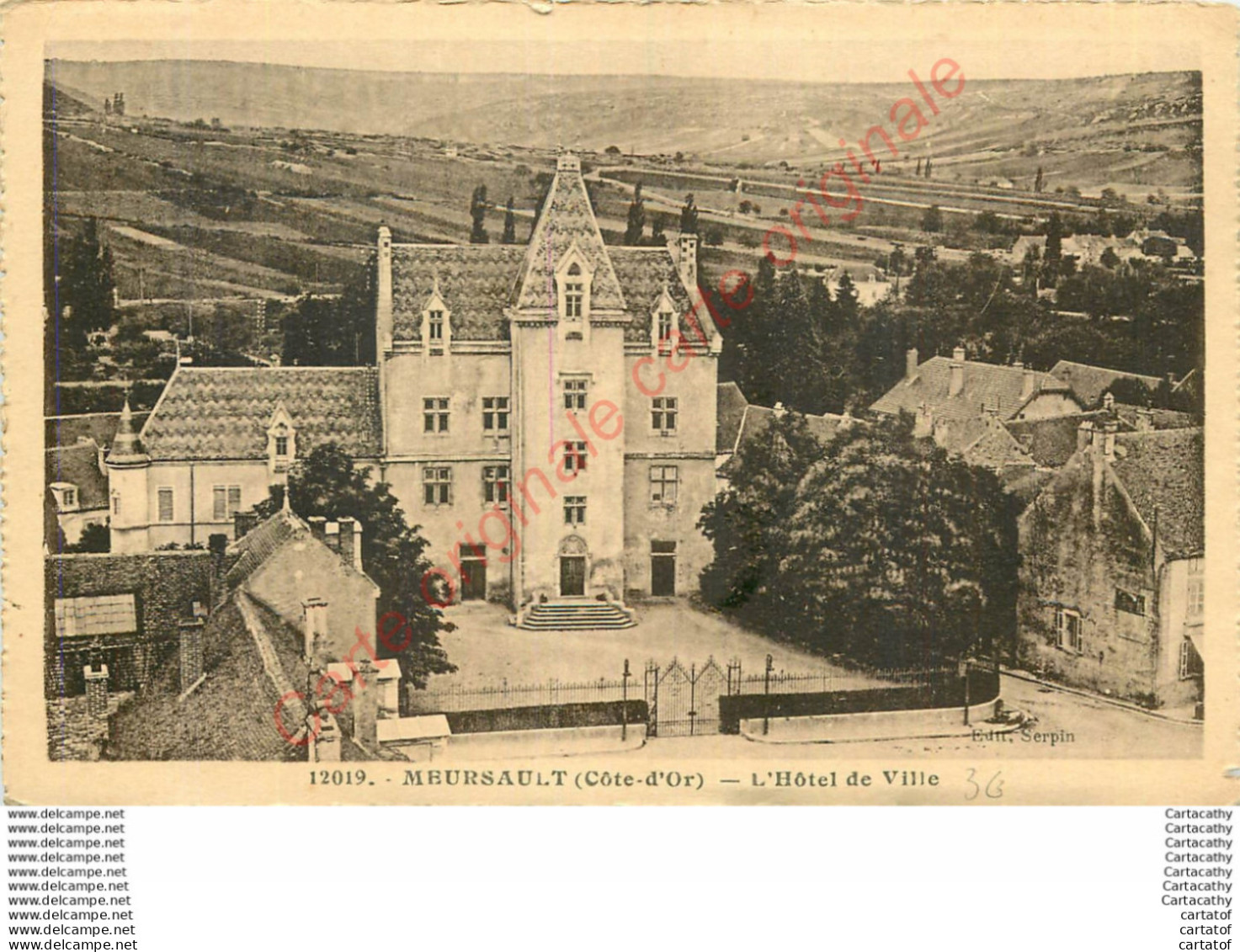 21.  MEURSAULT .  Hôtel De Ville . - Meursault