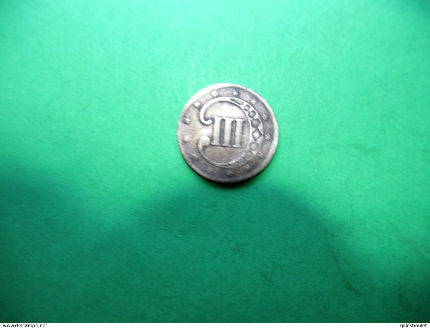 Joli Et Rare 3 Cents En Argent 1852. Beau Grade TB Ou Mieux. - 2, 3 & 20 Cent