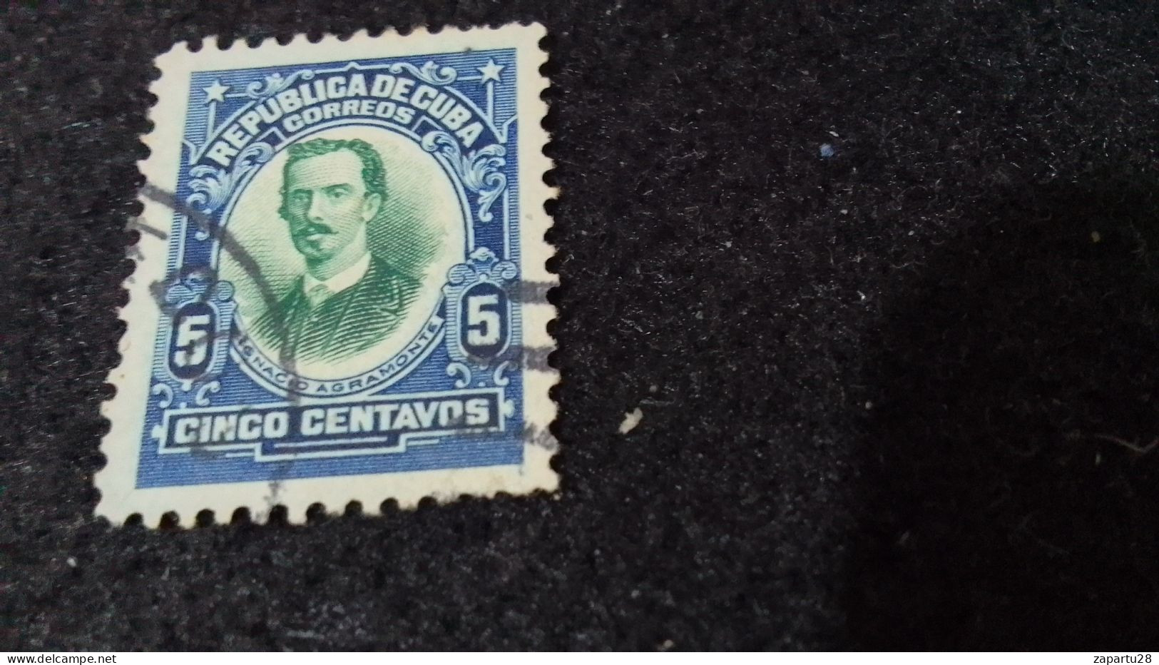 CUBA- 1930--1955-  5  C.    DAMGALI - Gebraucht