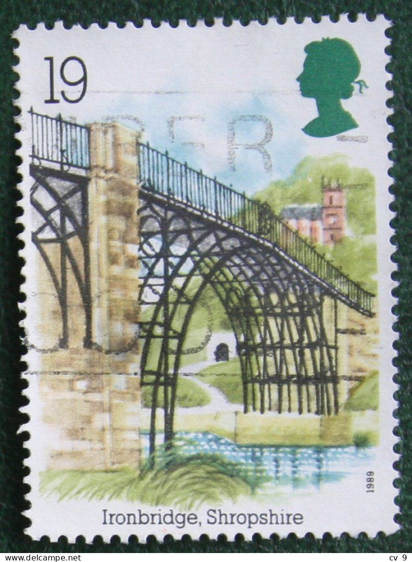 19P INDUSTRIAL ARCHAEOLOGY RIVER BRIDGE (Mi 1206) 1989 Used Gebruikt Oblitere ENGLAND GRANDE-BRETAGNE GB GREAT BRITAIN - Usati