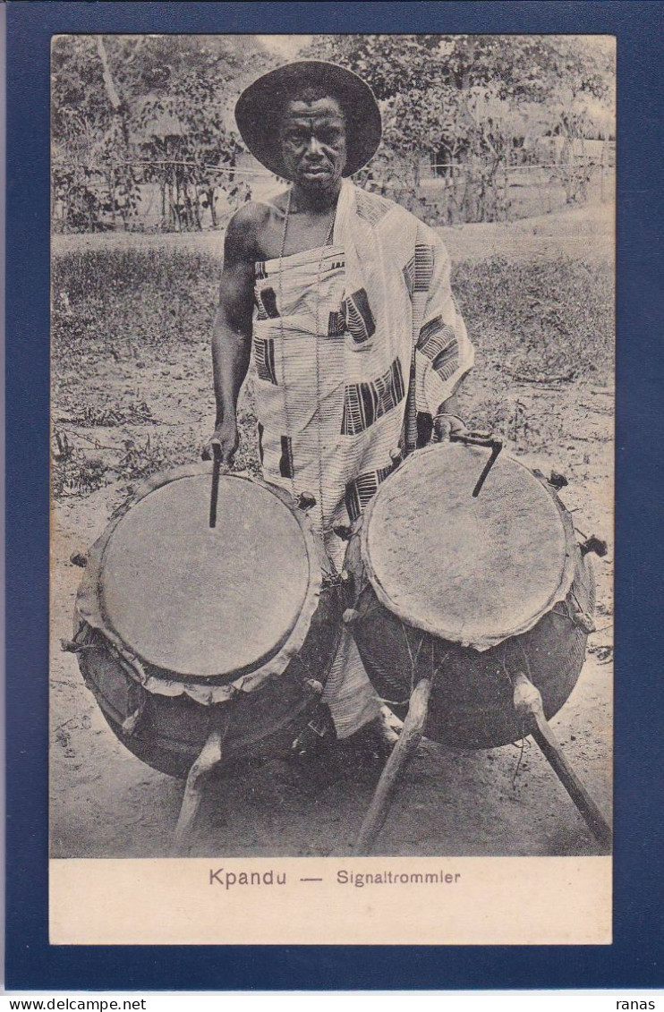 CPA Ghana - Gold Coast Afrique Noire Ethnic écrite Musique - Ghana - Gold Coast