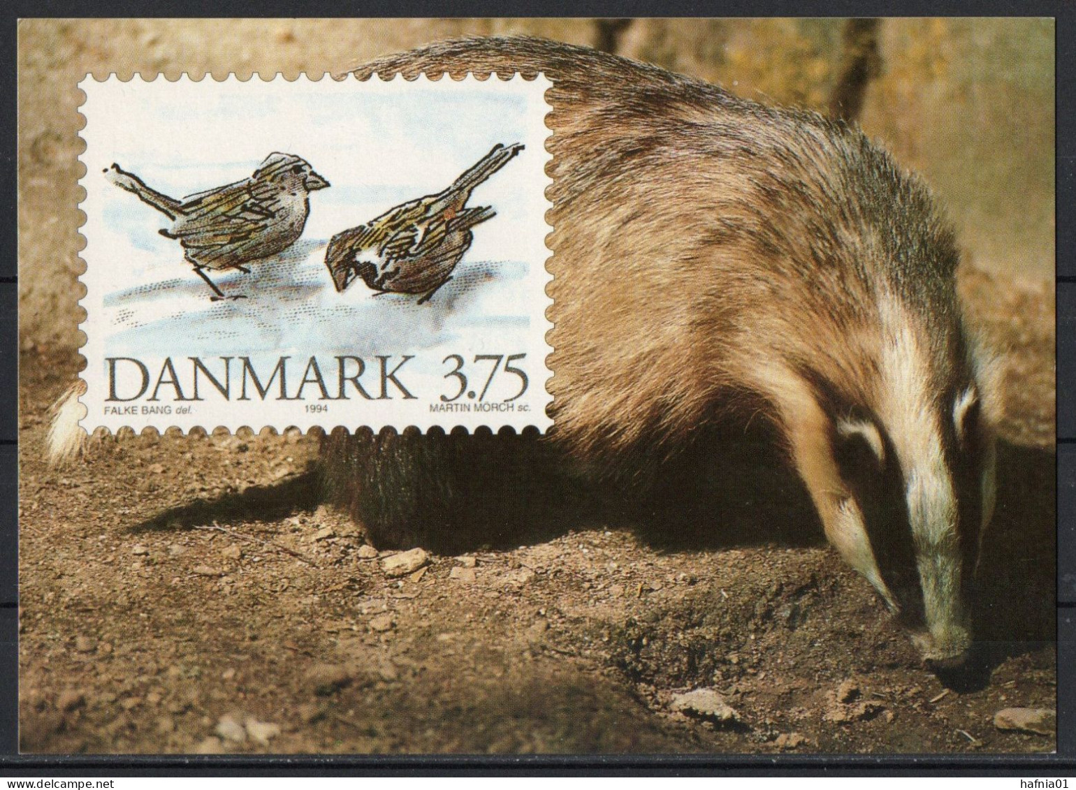 Martin Mörck. Denmark 1994. Native Animals. Michel 1086. Card. Special Cancel. - Other & Unclassified