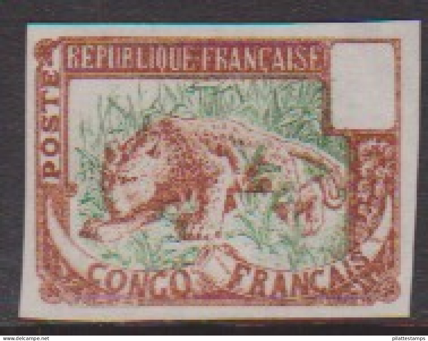 Congo  28(*) Variété Essai Non Dentelé - Autres & Non Classés