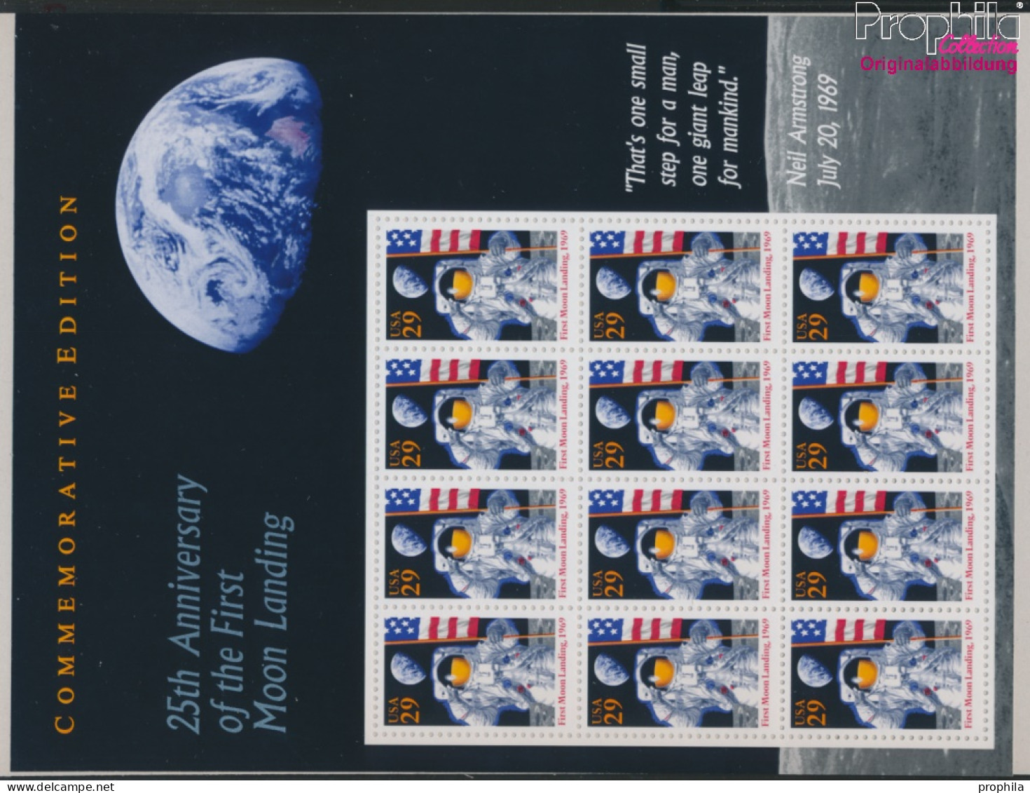 USA 2477Klb Schmuckbogen Postfrisch 1994 Jahrestag Mondlandung (10368289 - Nuovi