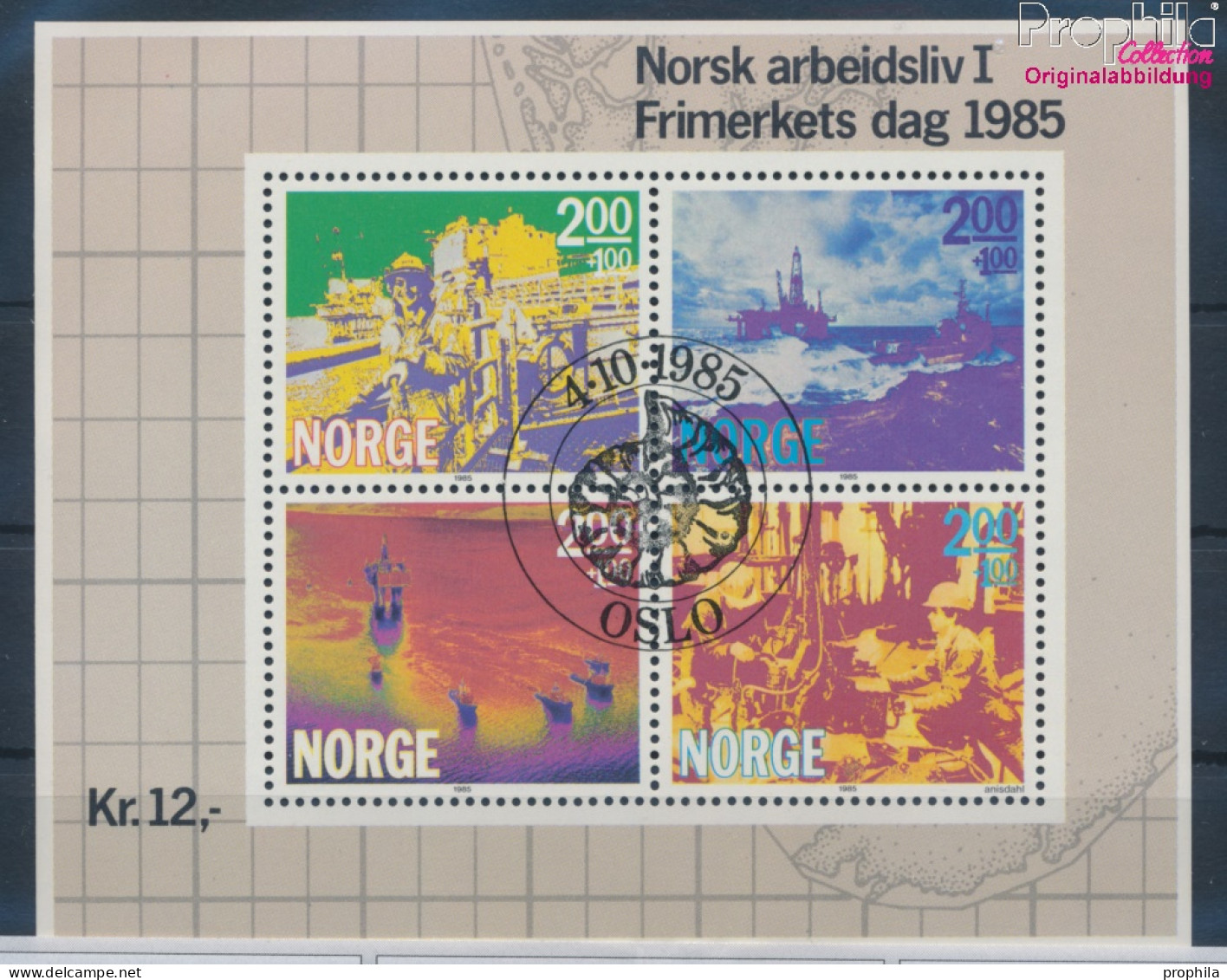 Norwegen Block5 (kompl.Ausg.) Gestempelt 1985 Berufsleben (10343753 - Used Stamps