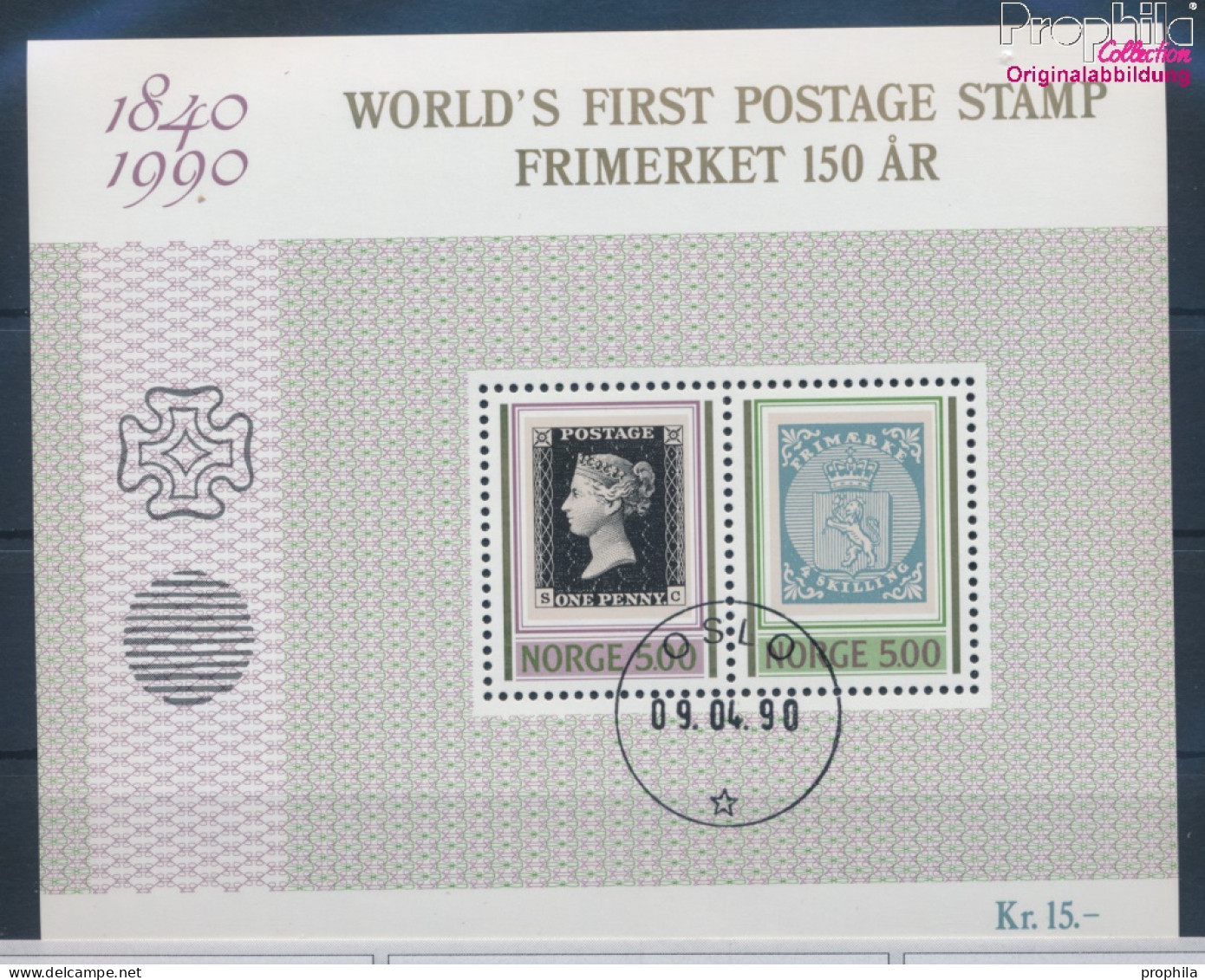 Norwegen Block13 (kompl.Ausg.) Gestempelt 1990 150J. Briefmarken (10343746 - Used Stamps