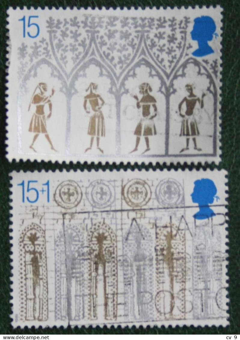 Natale Weihnachten Xmas Noel Kerst (Mi 1235-1236) 1989 Used Gebruikt Oblitere ENGLAND GRANDE-BRETAGNE GB GREAT BRITAIN - Usados