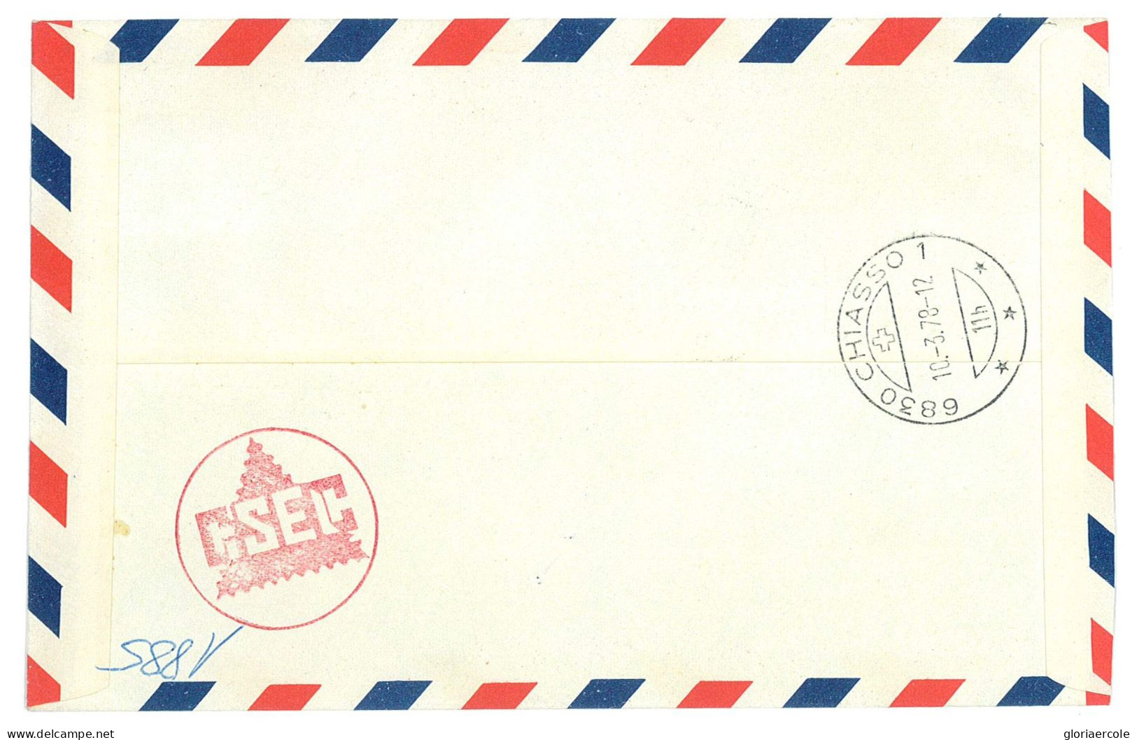 P2937 -CHINA , PRC 1978 BEJING SWITRZERLAND REGISTRED - Lettres & Documents