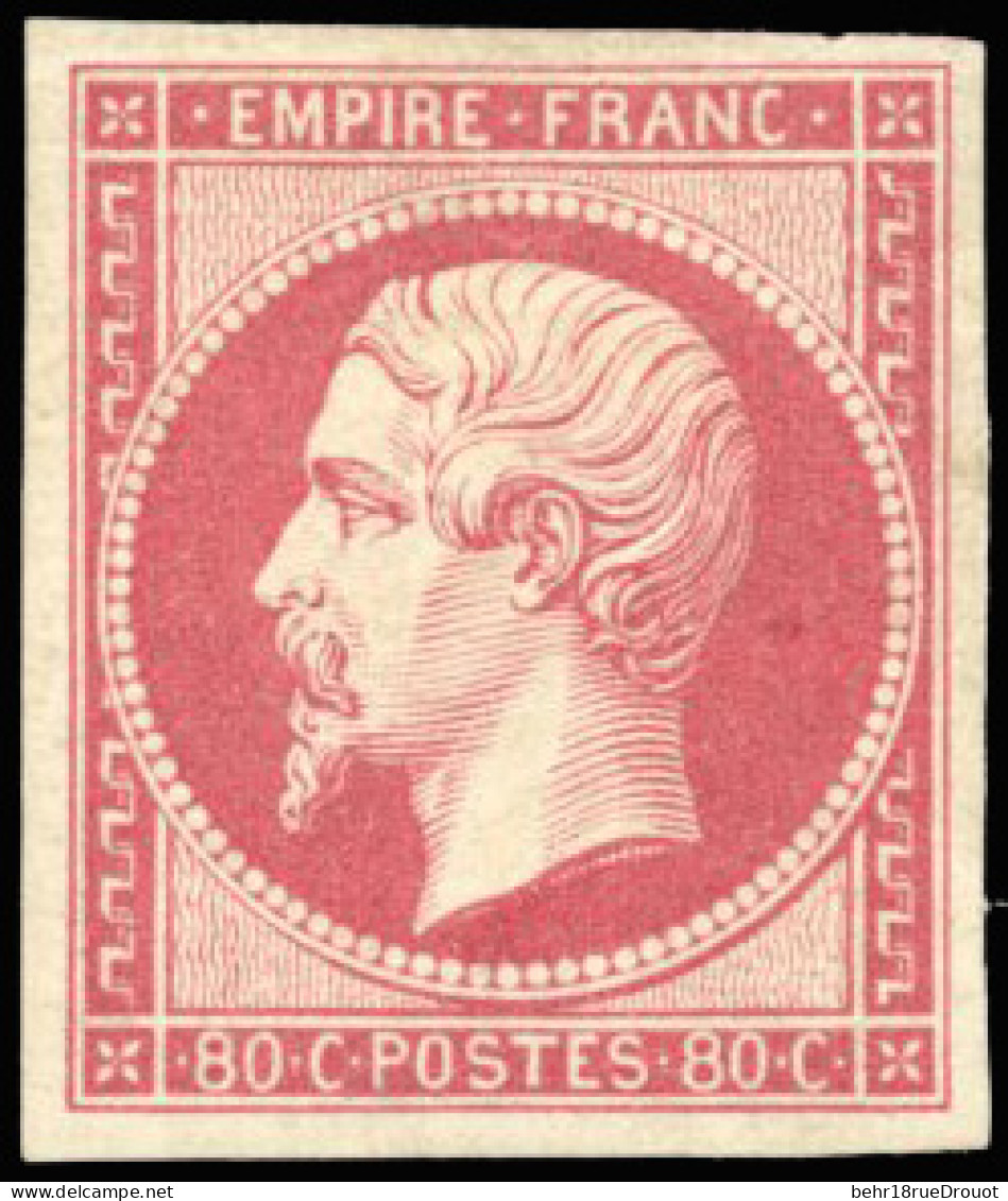 * 17B - 80c. Rose. Très Frais. Nuance Vive. SUP. - 1853-1860 Napoléon III.