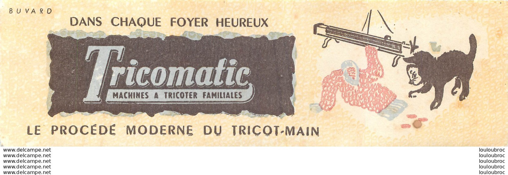 BUVARD   TRICOMATIC MACHINES A TRICOTER FAMILIALES - Kleidung & Textil