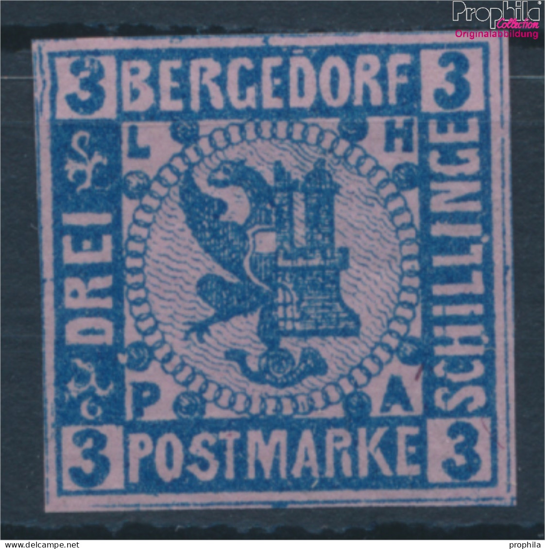 Bergedorf 4ND Neu- Bzw. Nachdruck Postfrisch 1887 Wappen (10342289 - Bergedorf