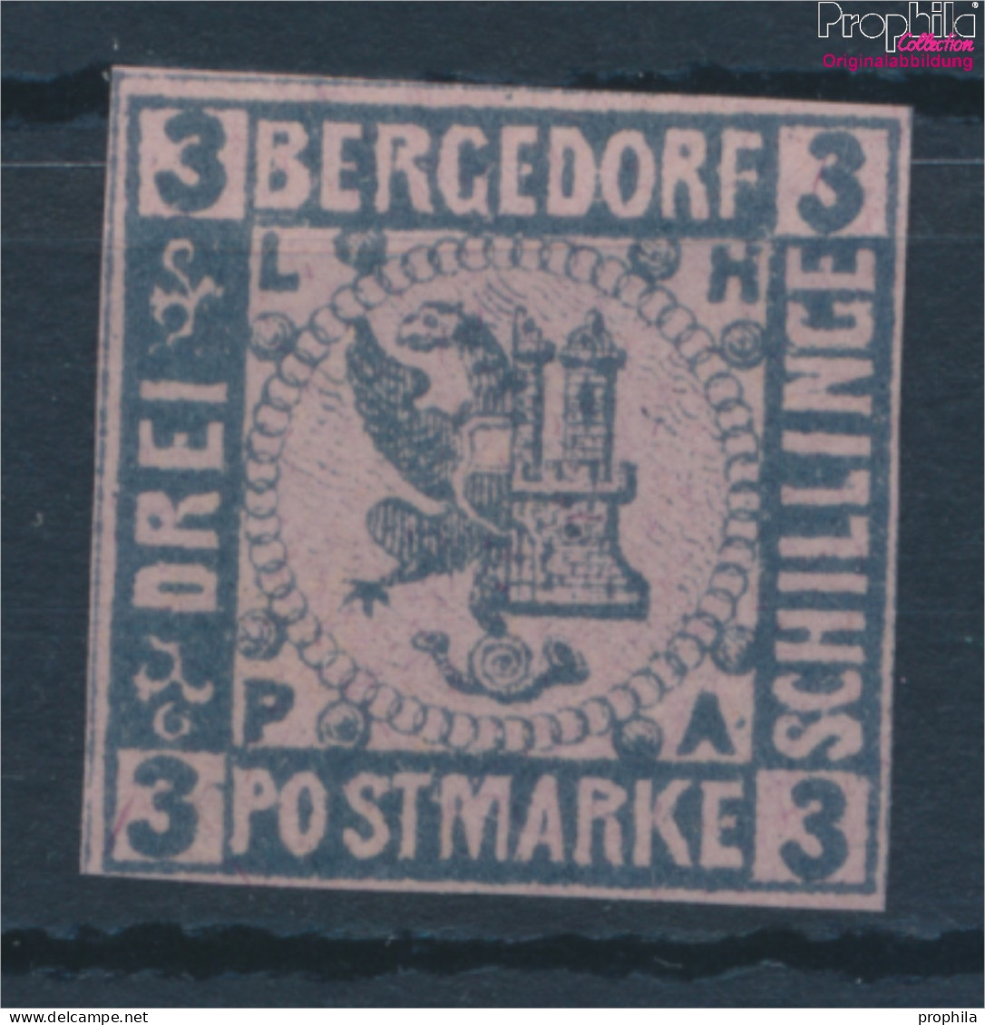 Bergedorf 4ND Neu- Bzw. Nachdruck Postfrisch 1887 Wappen (10342296 - Bergedorf