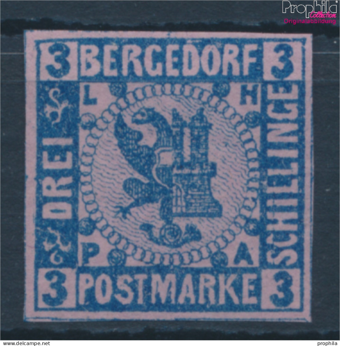 Bergedorf 4ND Neu- Bzw. Nachdruck Postfrisch 1887 Wappen (10342300 - Bergedorf