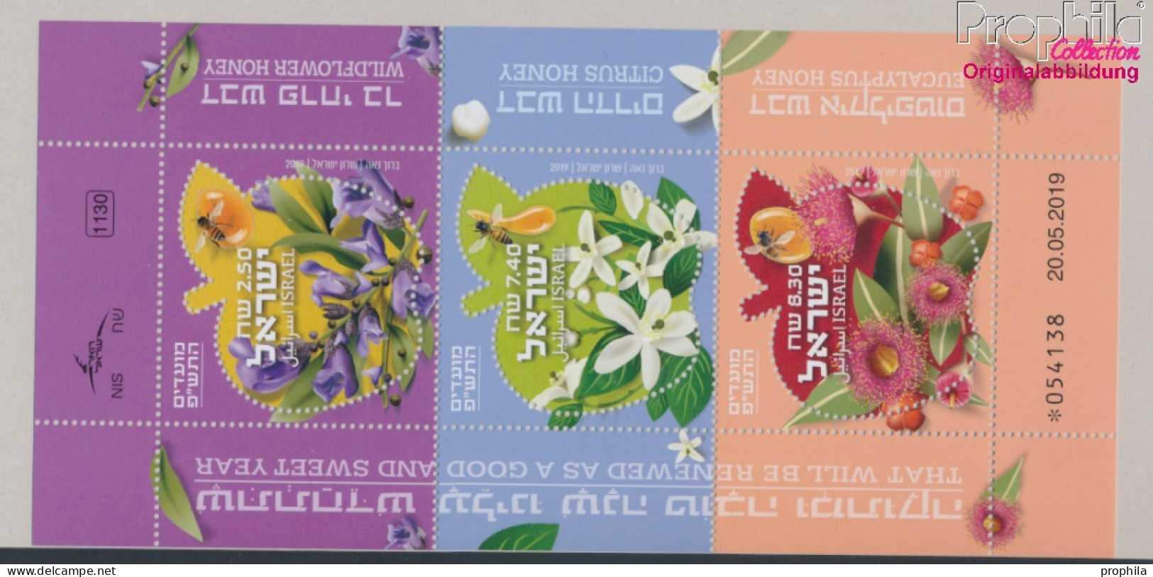 Israel Block99 (kompl.Ausg.) Postfrisch 2019 Apfel Und Honigessen Neujahrsabend (10368295 - Unused Stamps (without Tabs)