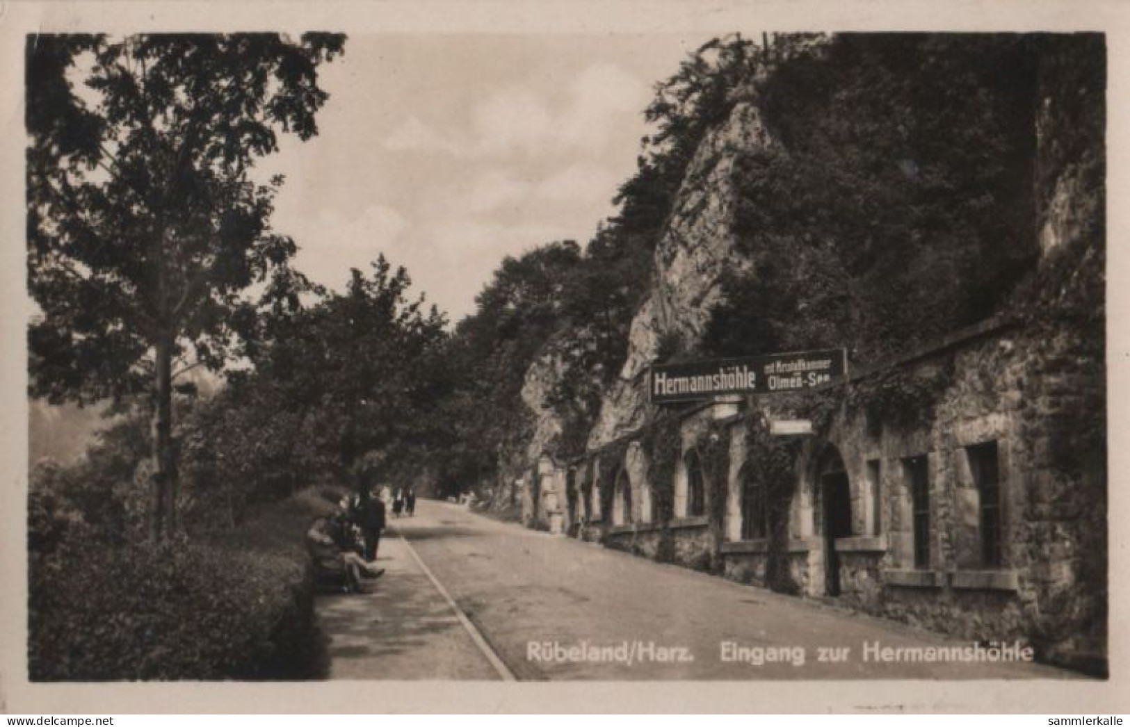 76426 - Oberharz-Rübeland - Eingang Zur Hermannshöhle - 1955 - Halberstadt