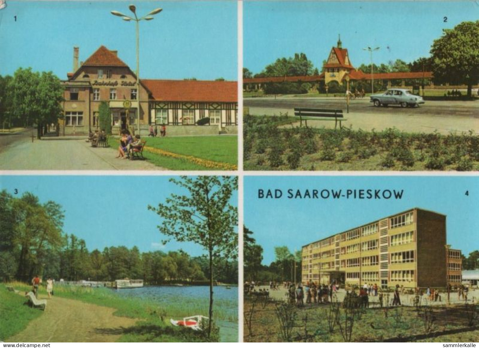 74770 - Bad Saarow-Pieskow - U.a. Bahnhofshotel - 1974 - Bad Saarow