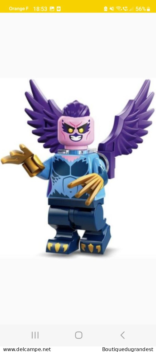 Minifigure Lego Série Figurine Série 25 Le Harpy 9 Neuf - Figuren