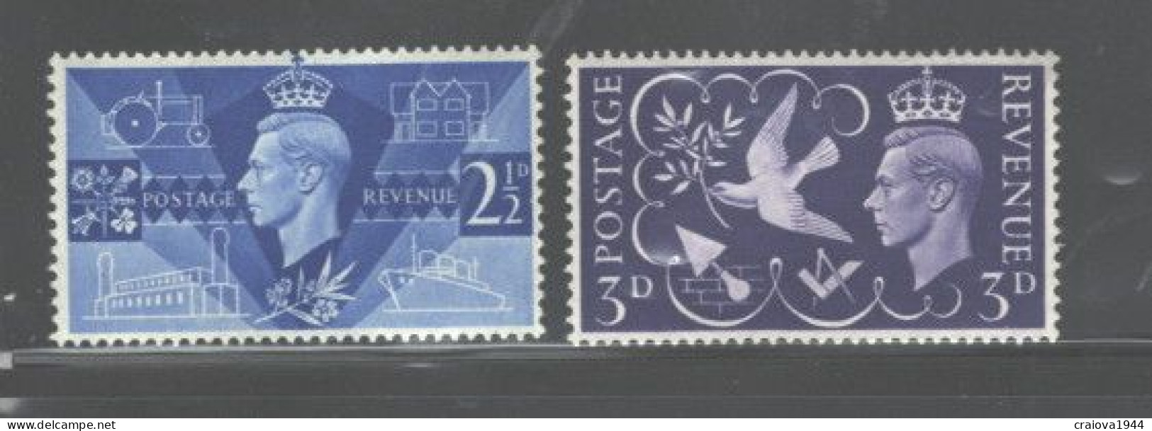 G.BRITAIN 1946 "PEACE" & 1948 "U.P.U." & 1951 "BRITANNIA" MNH - Ungebraucht