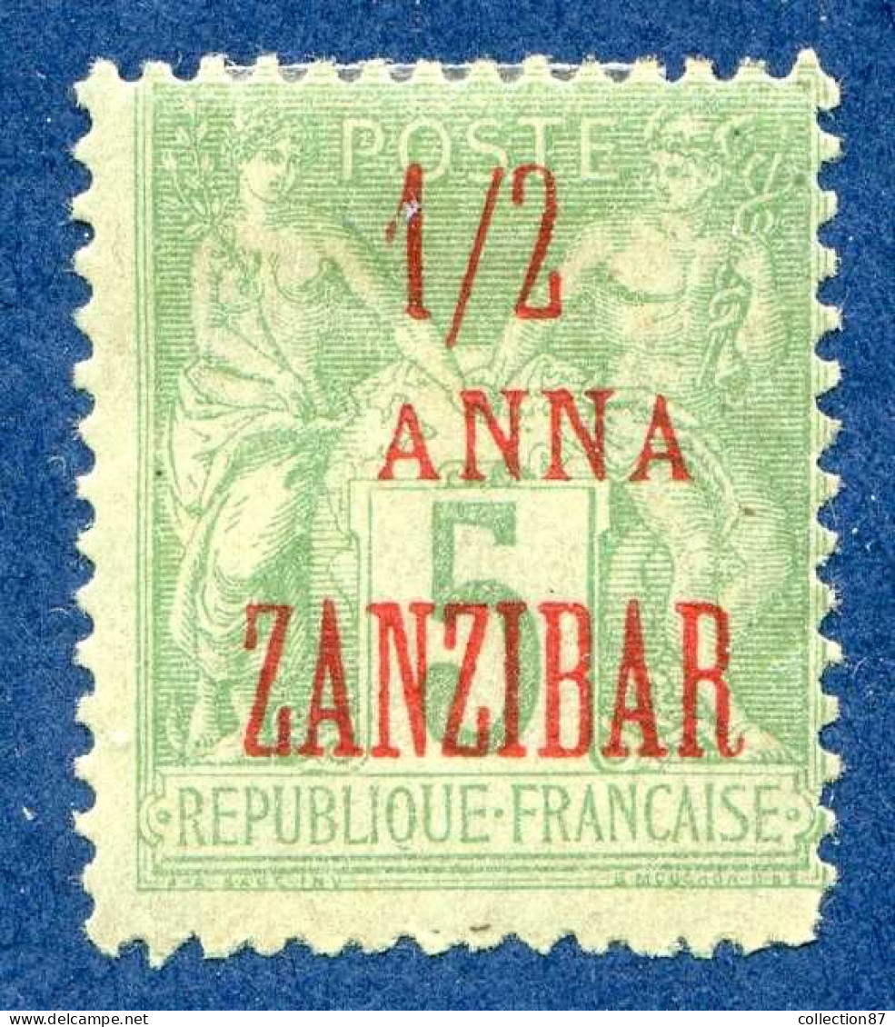 REF 086 > ZANZIBAR < N° 18 * < Neuf Ch - MH * - Neufs