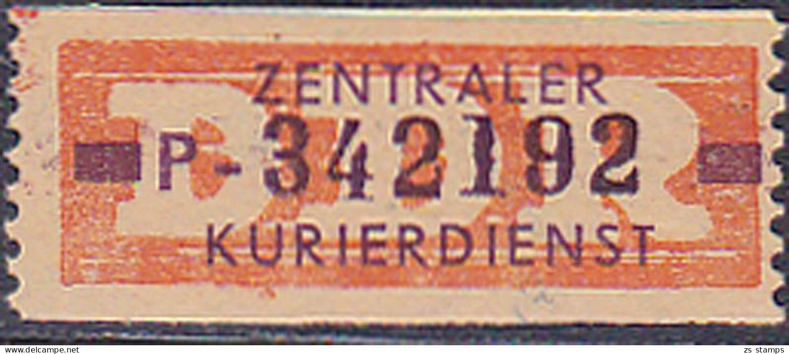 ZKD Billetstreifen 22P ** Original - Nuovi