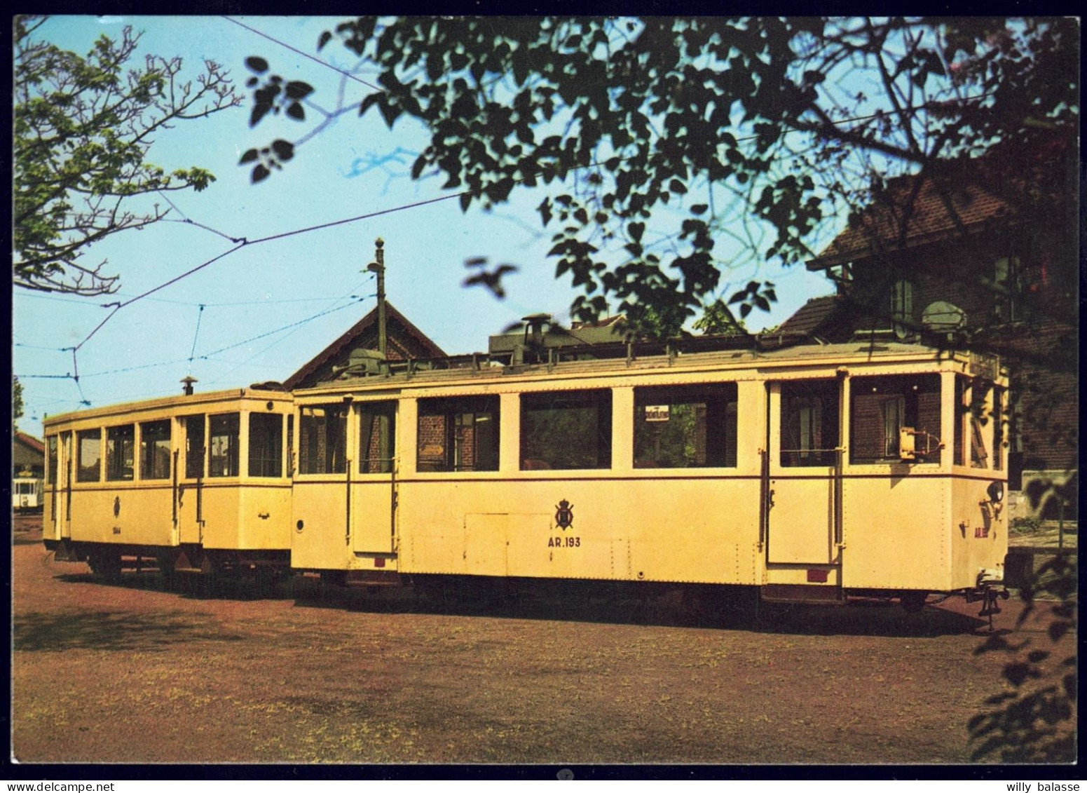 +++ CPSM - SCHEPDAAL - Musée - Tram - Autorail AR193 Avec Remorque - Tramway  // - Dilbeek