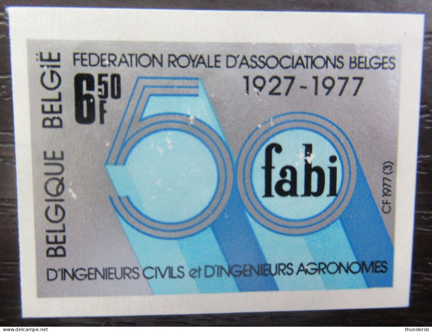 1842 'FABI' - Ongetand - Côte: 10 Euro - 1961-1980