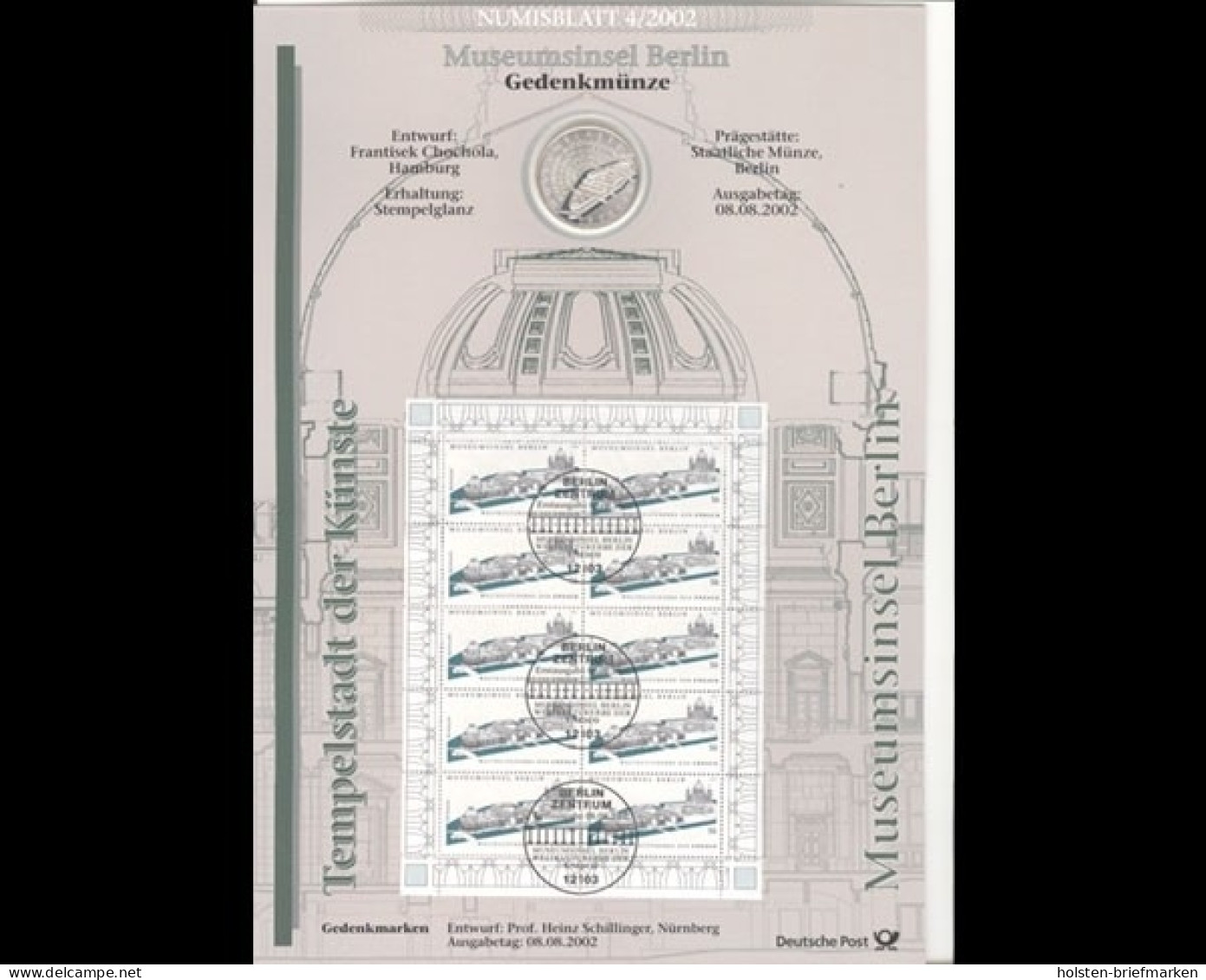 BRD, Numisblatt 4/2002, Museumsinsel Berlin - Altri & Non Classificati